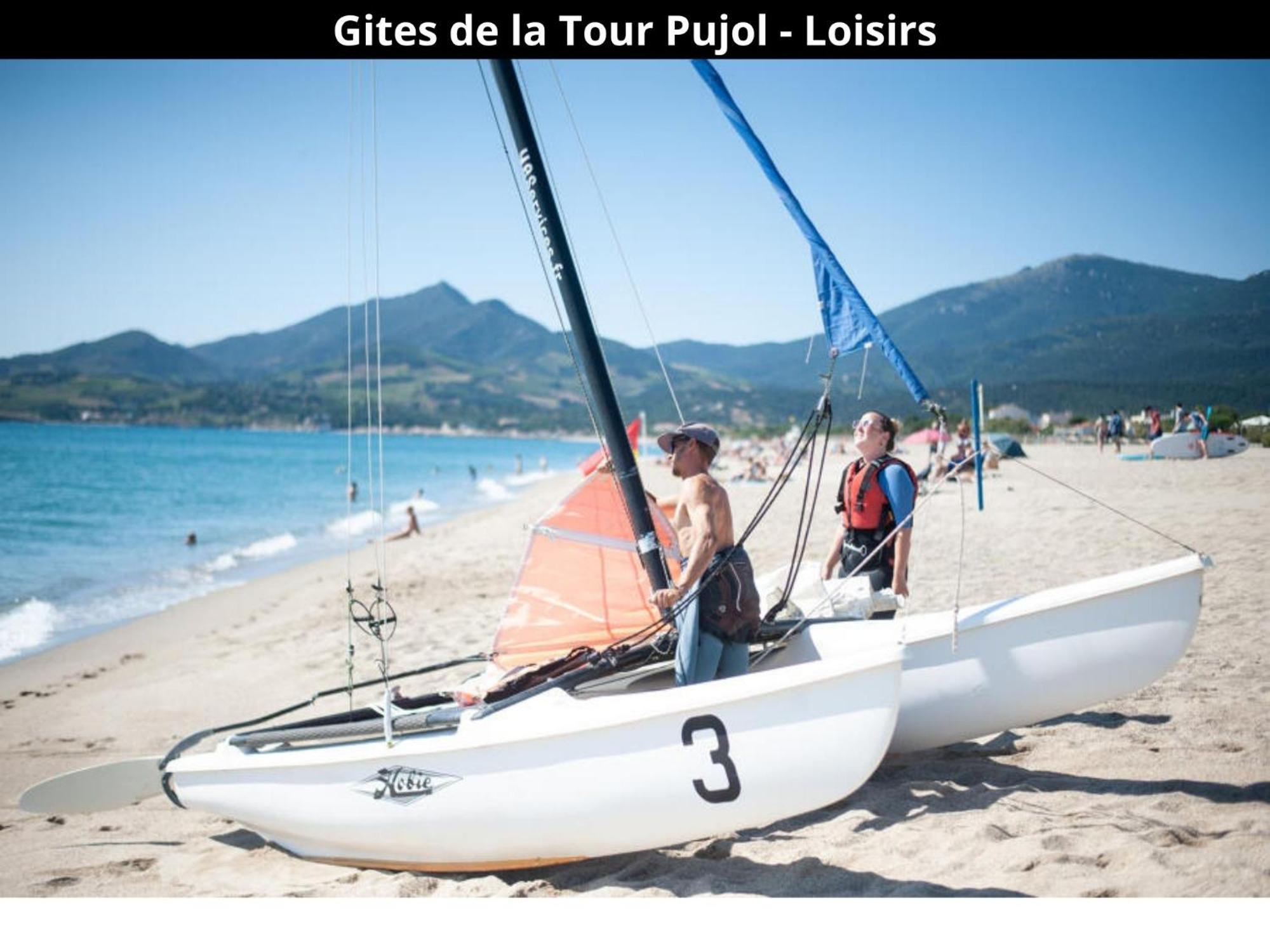 Les Gites De La Tour Pujol Argelès-sur-Mer Esterno foto