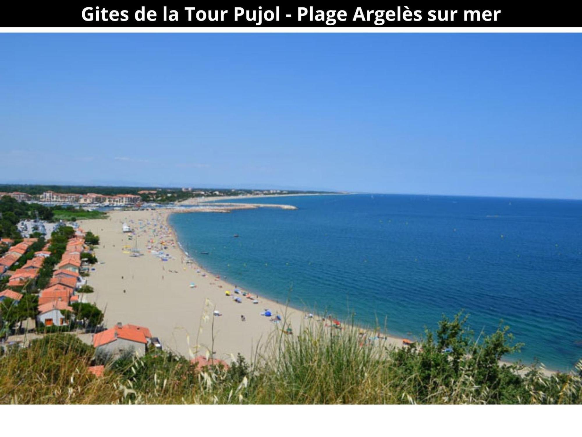 Les Gites De La Tour Pujol Argelès-sur-Mer Esterno foto