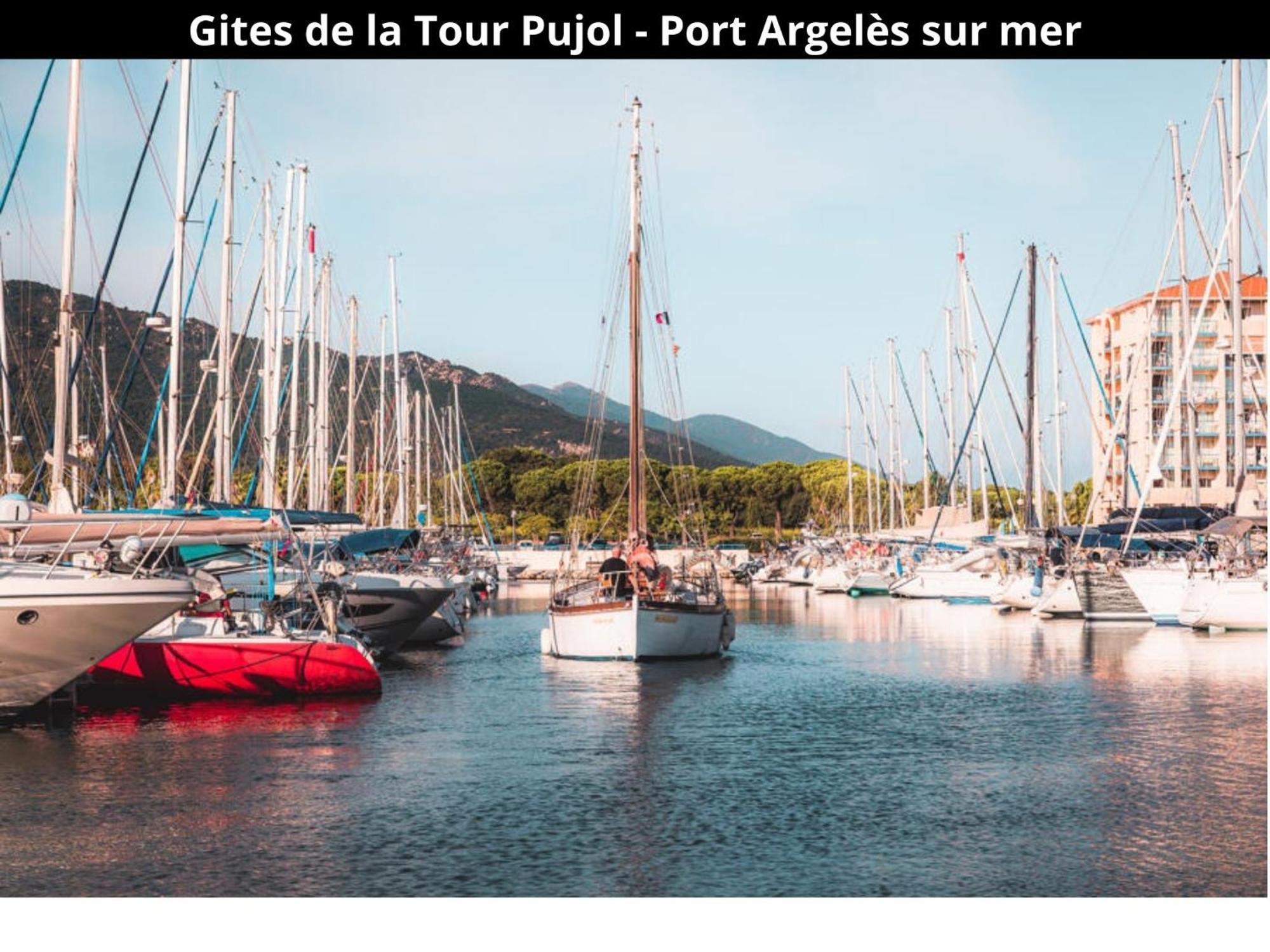 Les Gites De La Tour Pujol Argelès-sur-Mer Esterno foto