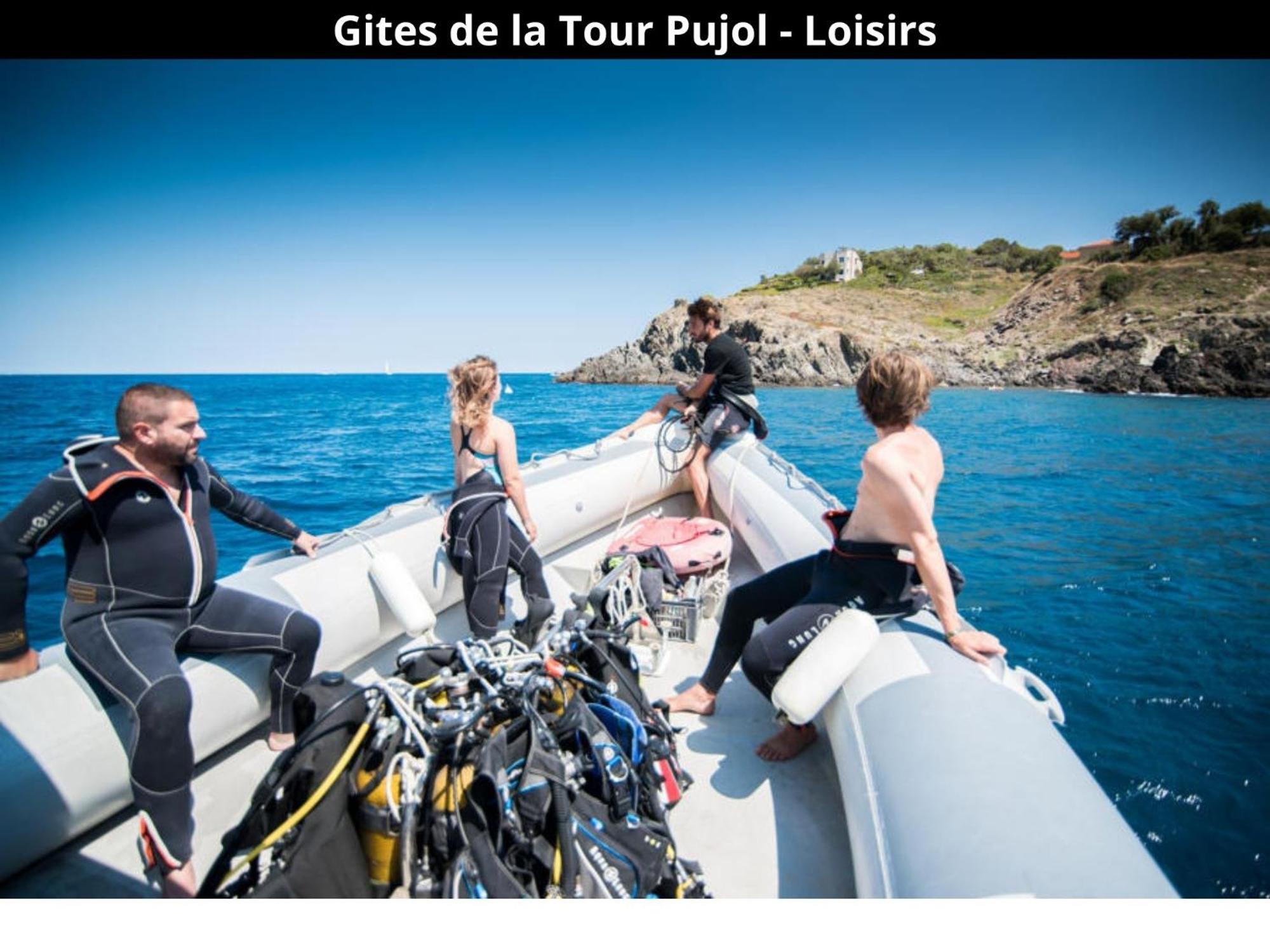 Les Gites De La Tour Pujol Argelès-sur-Mer Esterno foto