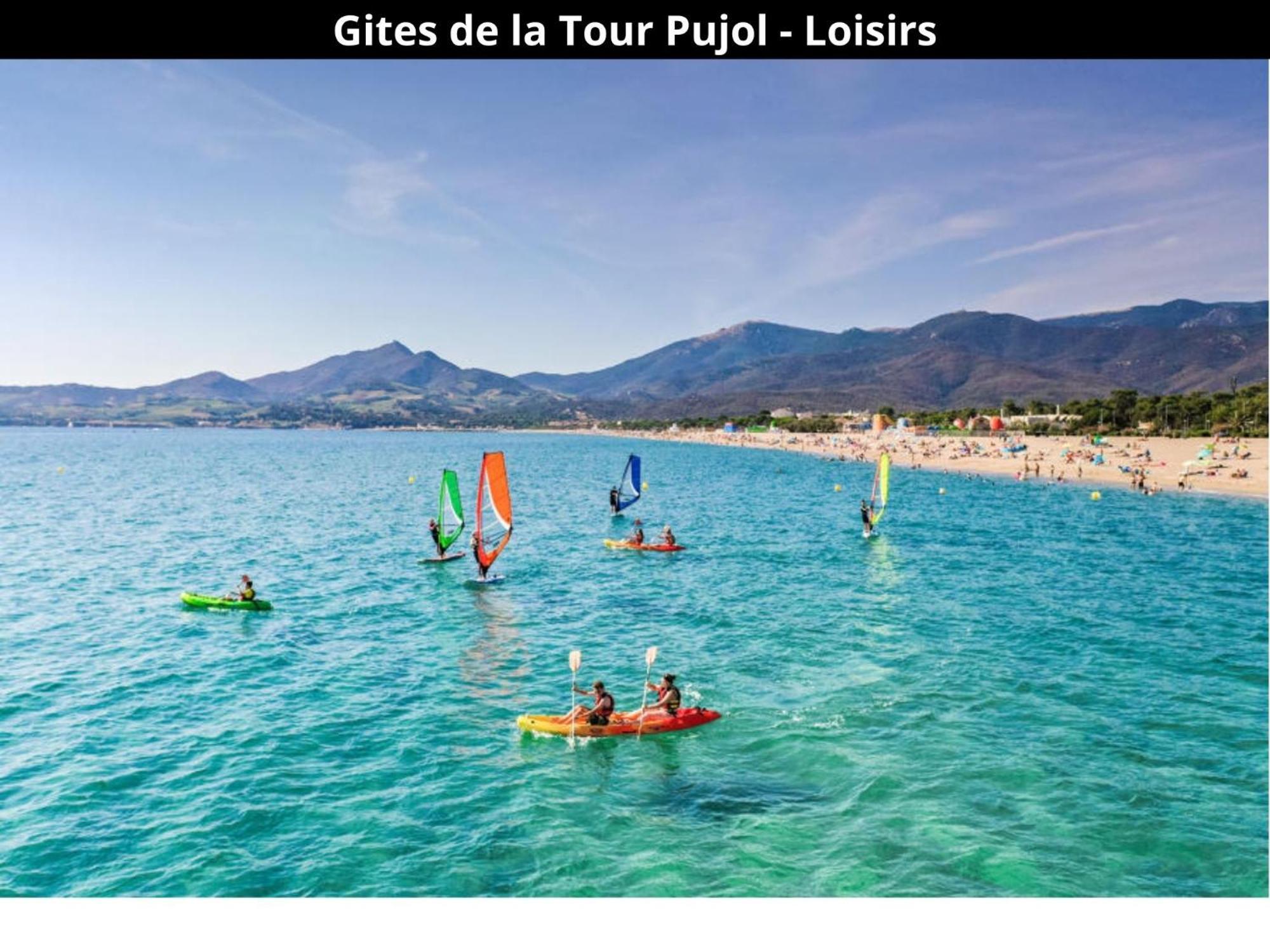 Les Gites De La Tour Pujol Argelès-sur-Mer Esterno foto