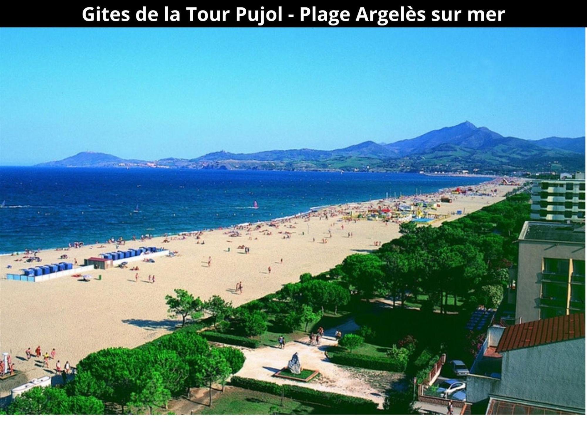 Les Gites De La Tour Pujol Argelès-sur-Mer Esterno foto